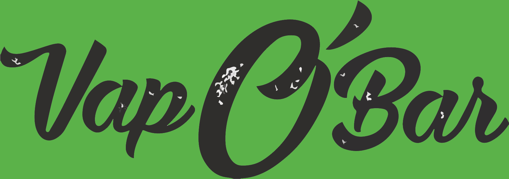 Caisse pour magasin - Logo VapoBar fond vert