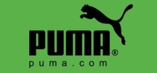 Caisse pour magasin - Logo Puma fond vert
