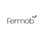 logo de l'entreprise Fermob, le logo est noir sur un fond blanc