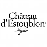Logo de l'entreprise Château d'Estoublon, le logo est noir sur un fond blanc