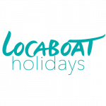 Logo de l'entreprise locabot holidays le logo est bleu turquoise sur un fond blanc