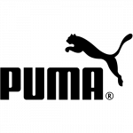 Logo de l'entreprise puma le logo est noir avec une panthère