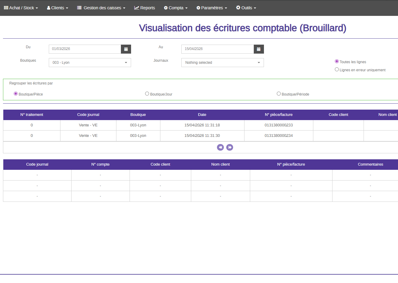 Comptabilité