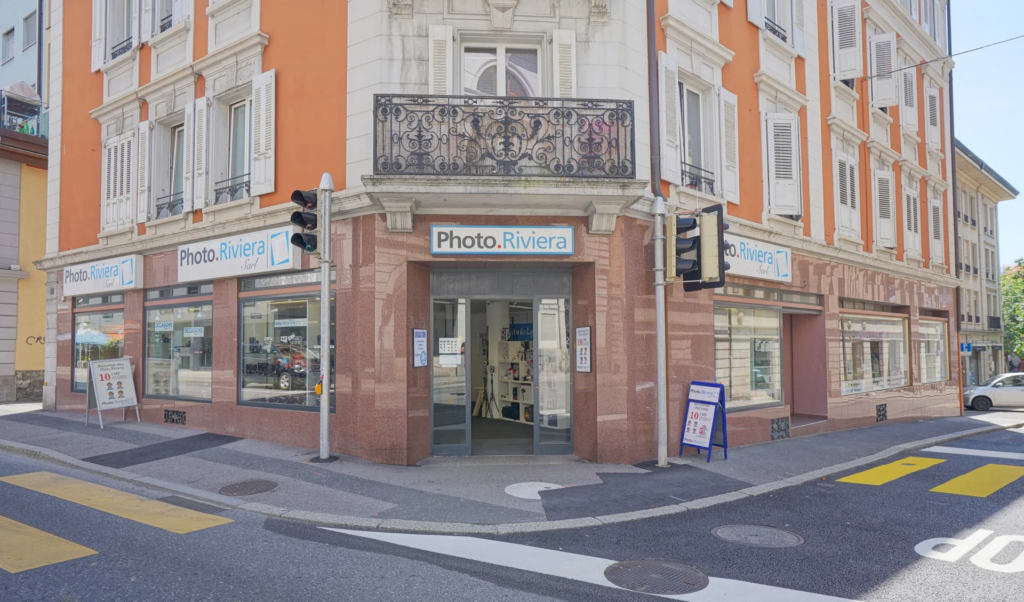 devanture du magasin Photoriviera