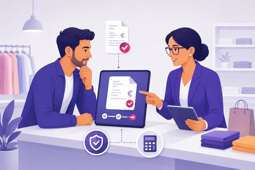 accompagnement d'un commerçant par un comptable