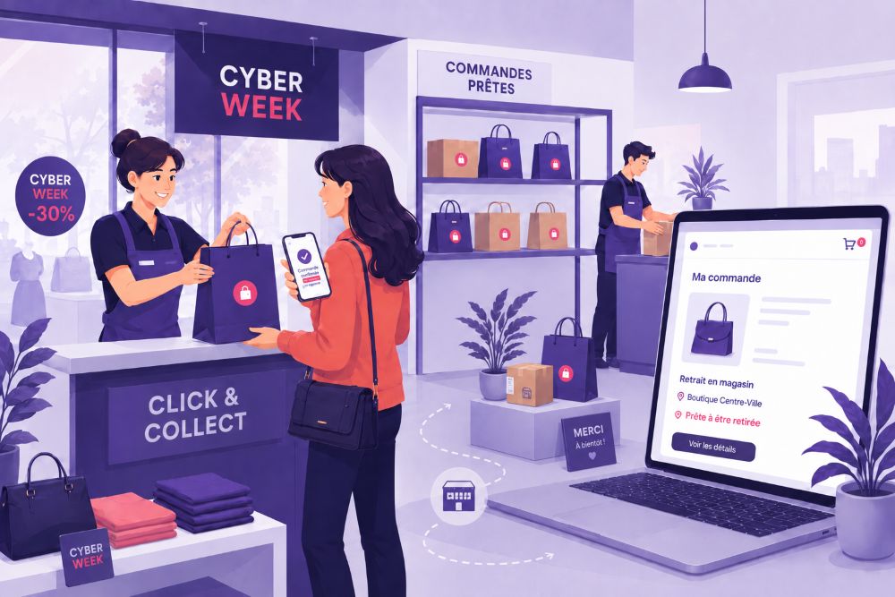 click and collect pour la cyber week